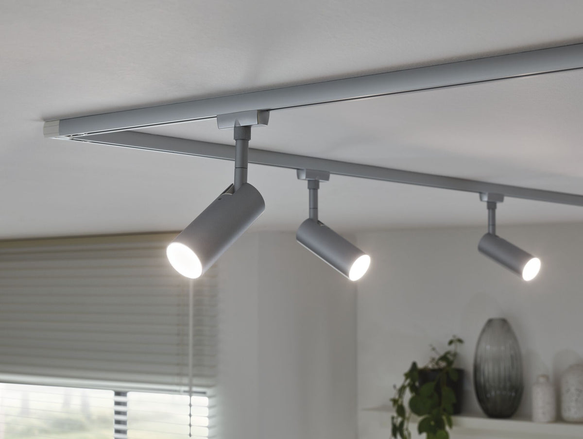 URail Schienenspot 3-Step-Dim Tubo Einzelspot 230lm 4W 4000K dimmbar 230V Chrom matt