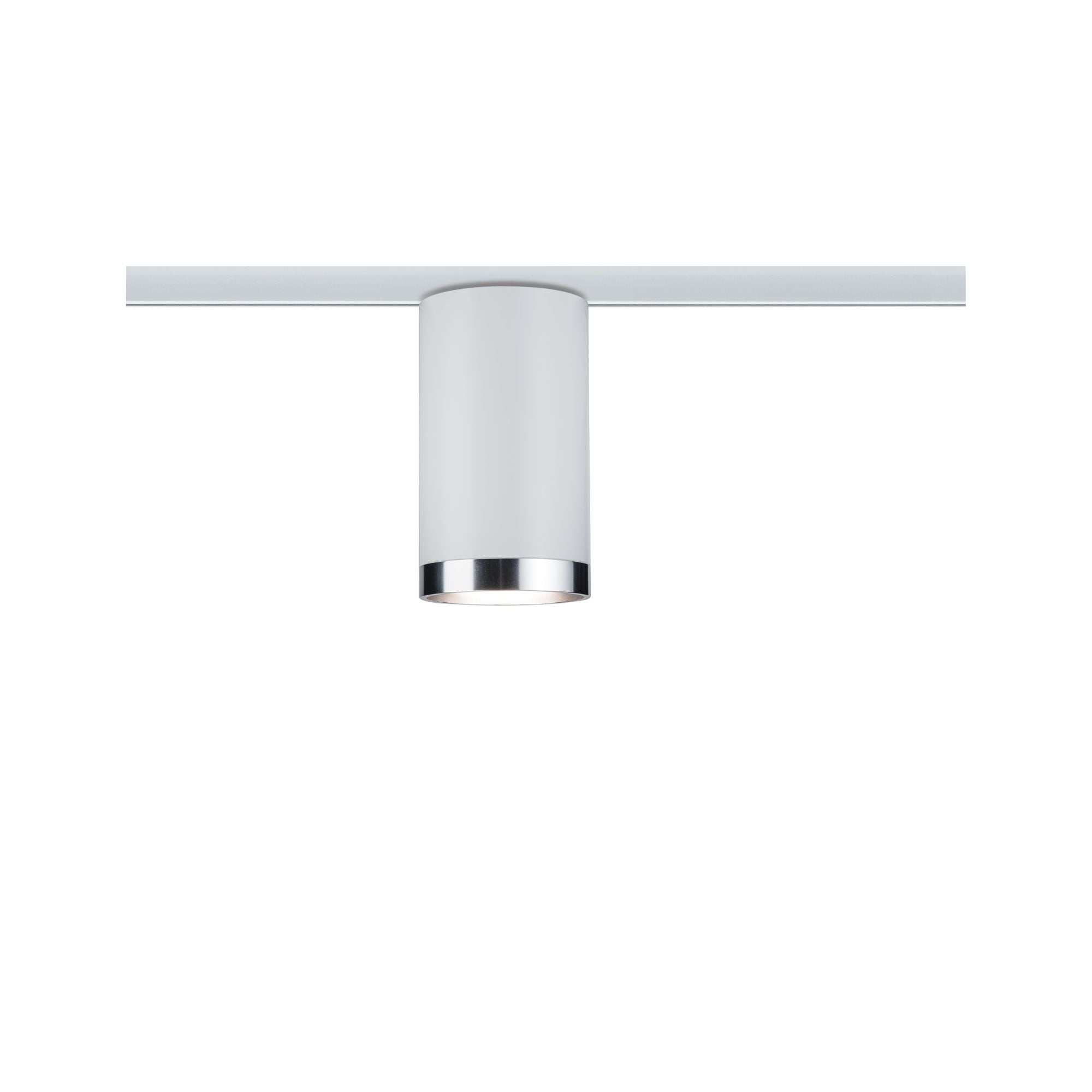 URail Spot Tube Weiß#Chrom matt max. 1x10W GU10 ohne Leuchtmittel