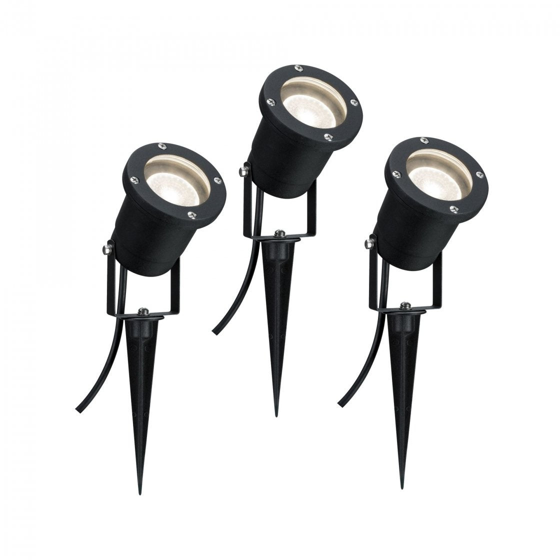 Special Line Gartenstrahler IP65 rund 92mm max. 3x10W 230V Schwarz Alu