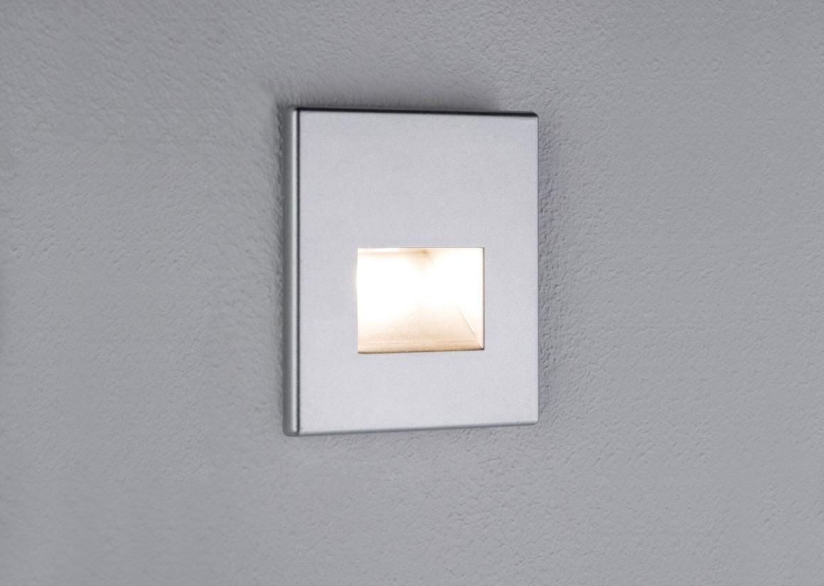 Special Wand EBL Set Edge eckig LED1x1,1W 230V Chrom matt Wandeinbauleuchte