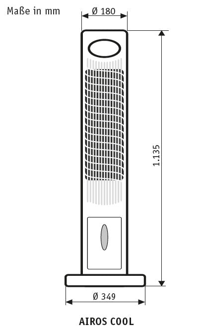Säulenventilator Airos Cool