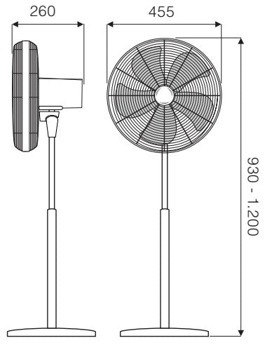 Standventilator Airos Eco Classic SV - CasaFan - lightnox.de