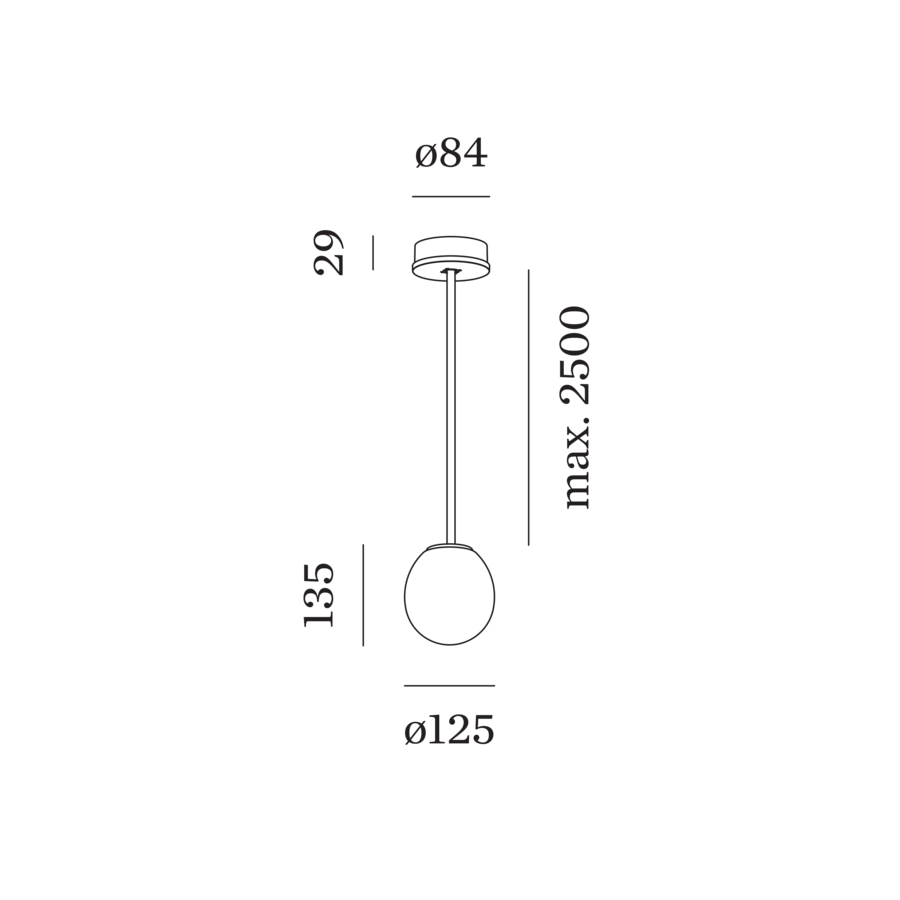 Dro Ceiling Susp 1.0 Qt14 B-W