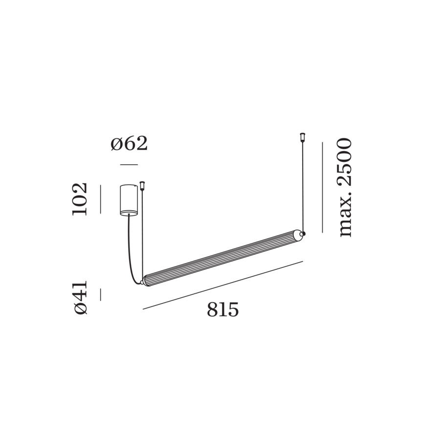 FLYRA HORIZONTAL 1.1 LED Pendelleuchte
