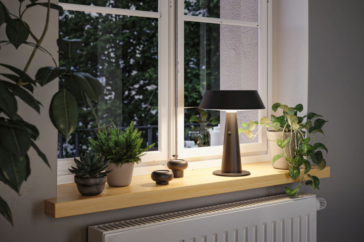 Solar LED Tischleuchte Soala 2700K 165lm 2,1W Anthrazit - Paulmann - lightnox.de