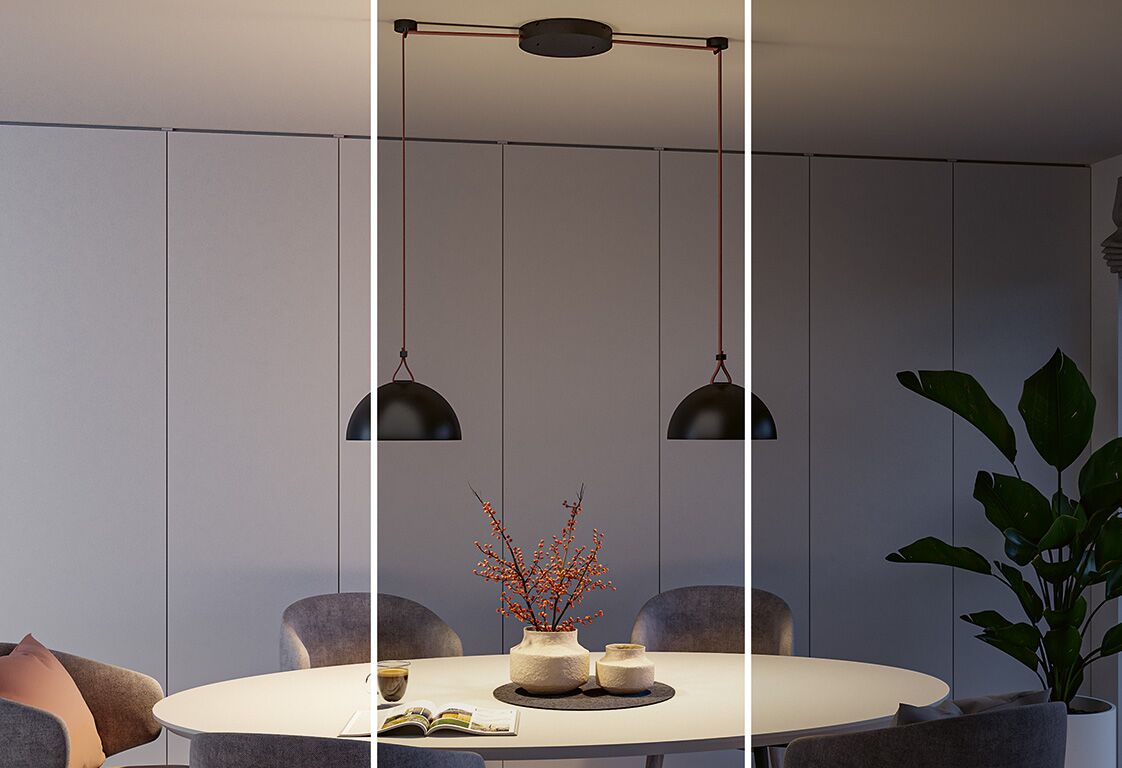 ULine Zubehör 3-Step-Dimmer max. 200W 48V 80x35mm Weiß