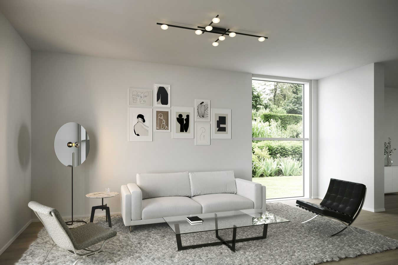 Perlez Grid 1.0 LED Deckenlampe