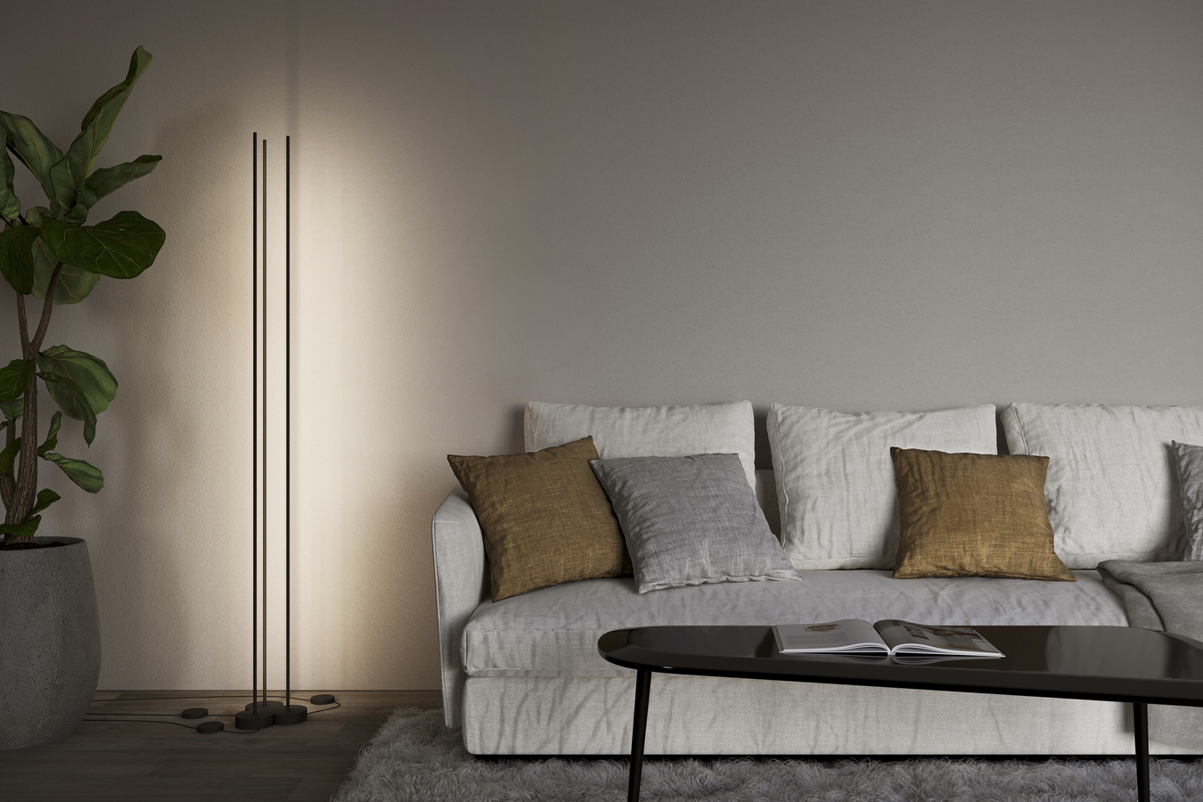 FINLIN FLOOR 1.0 Lampadaire LED pour éclairage indirect