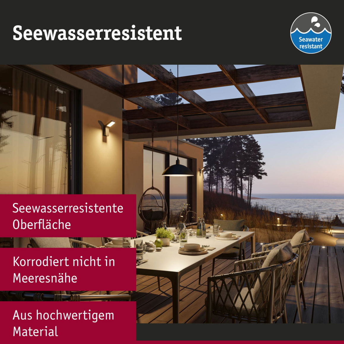 LED Bodeneinbauleuchte Vanea seewasserresistent IP67 rund 100mm 3000K 3,5W 160lm 230V Alu Aluminium