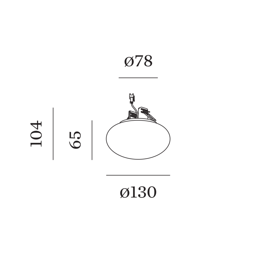 Perlez IP44 1.0 Led Einbaulampe