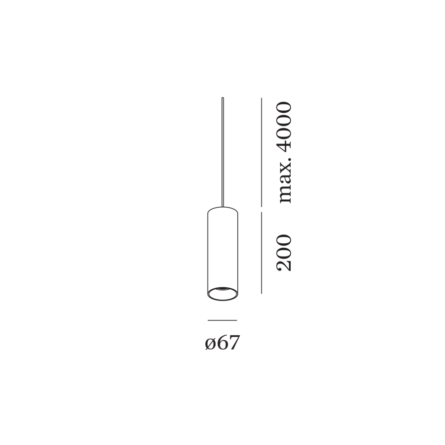 RAY PENDEL 2.0 PAR16 – runde Design-Pendelleuchte