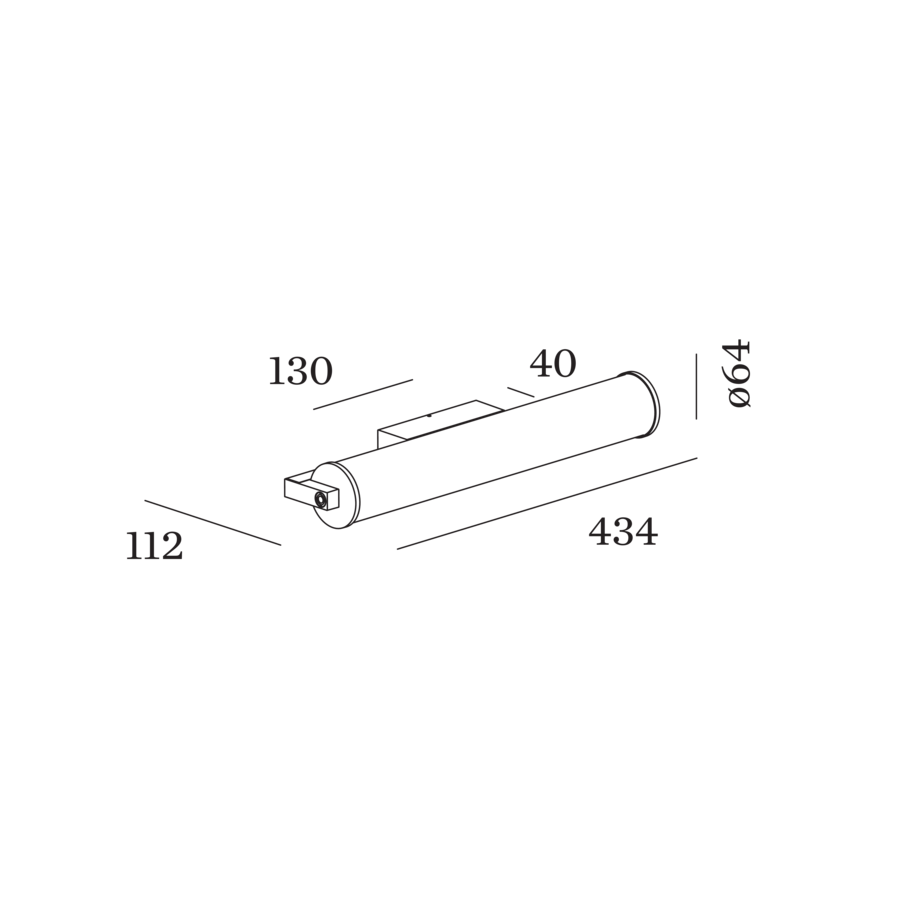 RIBELLE IP65 1.0 LED mirror light