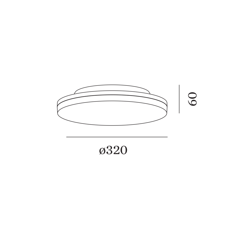 ROSS 2.0 Deckenlampe IP54 3000 K / 4000 K / 6000 K