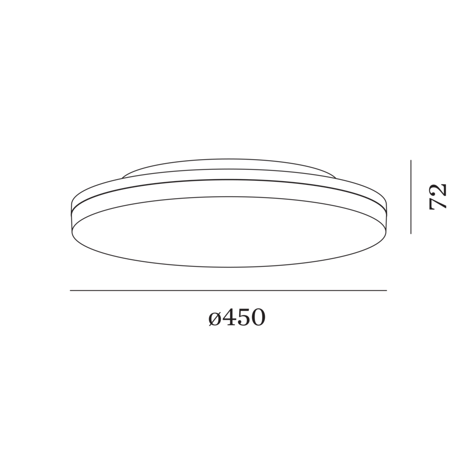 ROSS 3.0 Deckenlampe IP54 3000 K / 4000 K / 6000 K