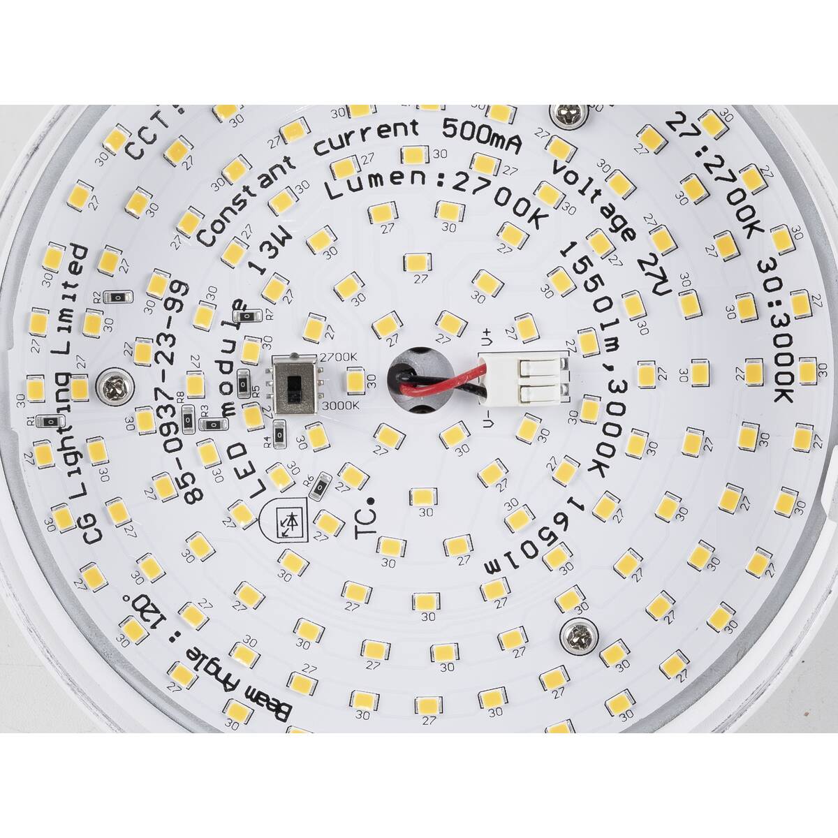 GRIP! FLAT 1~Spot, PHASE, rund, 2700/3000 K, 16 W