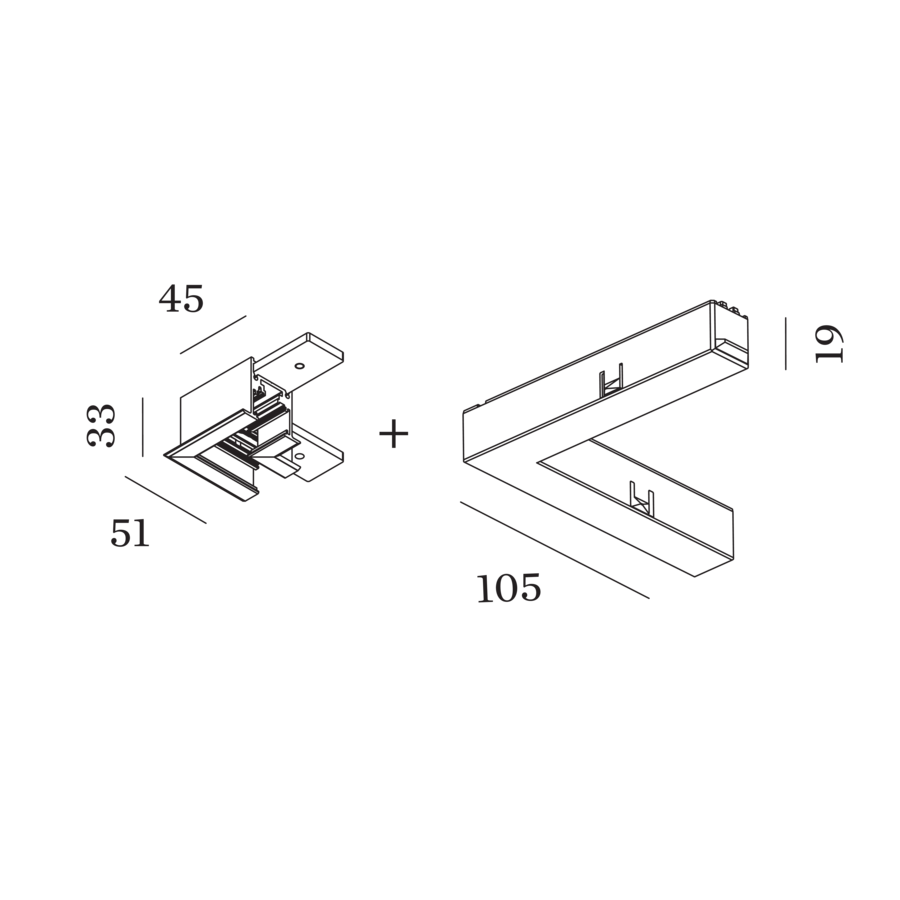 Strex L-Connector Rec B Non-Electrical