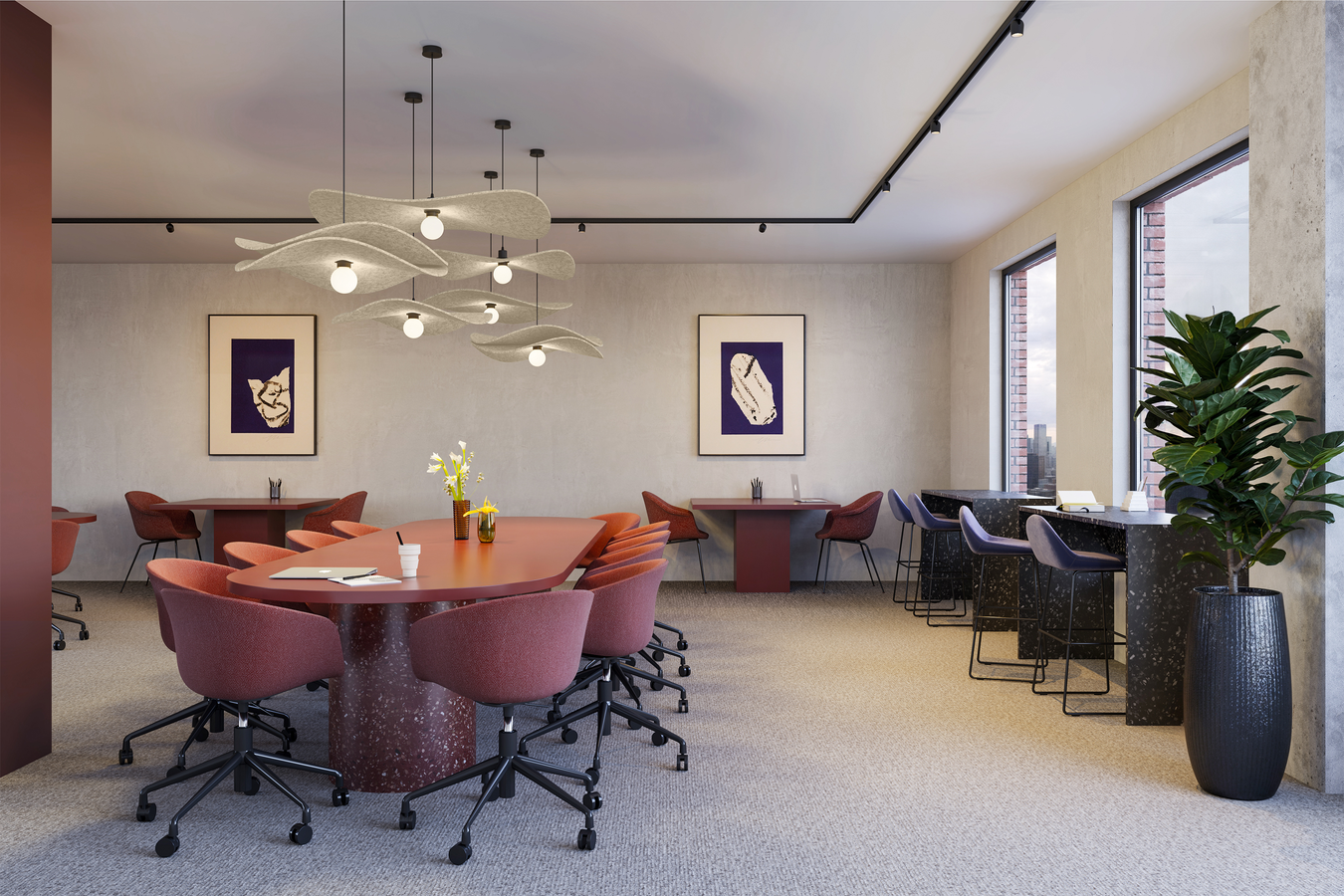 WAVE SOFT 1.0 Akustik-Pendelleuchte