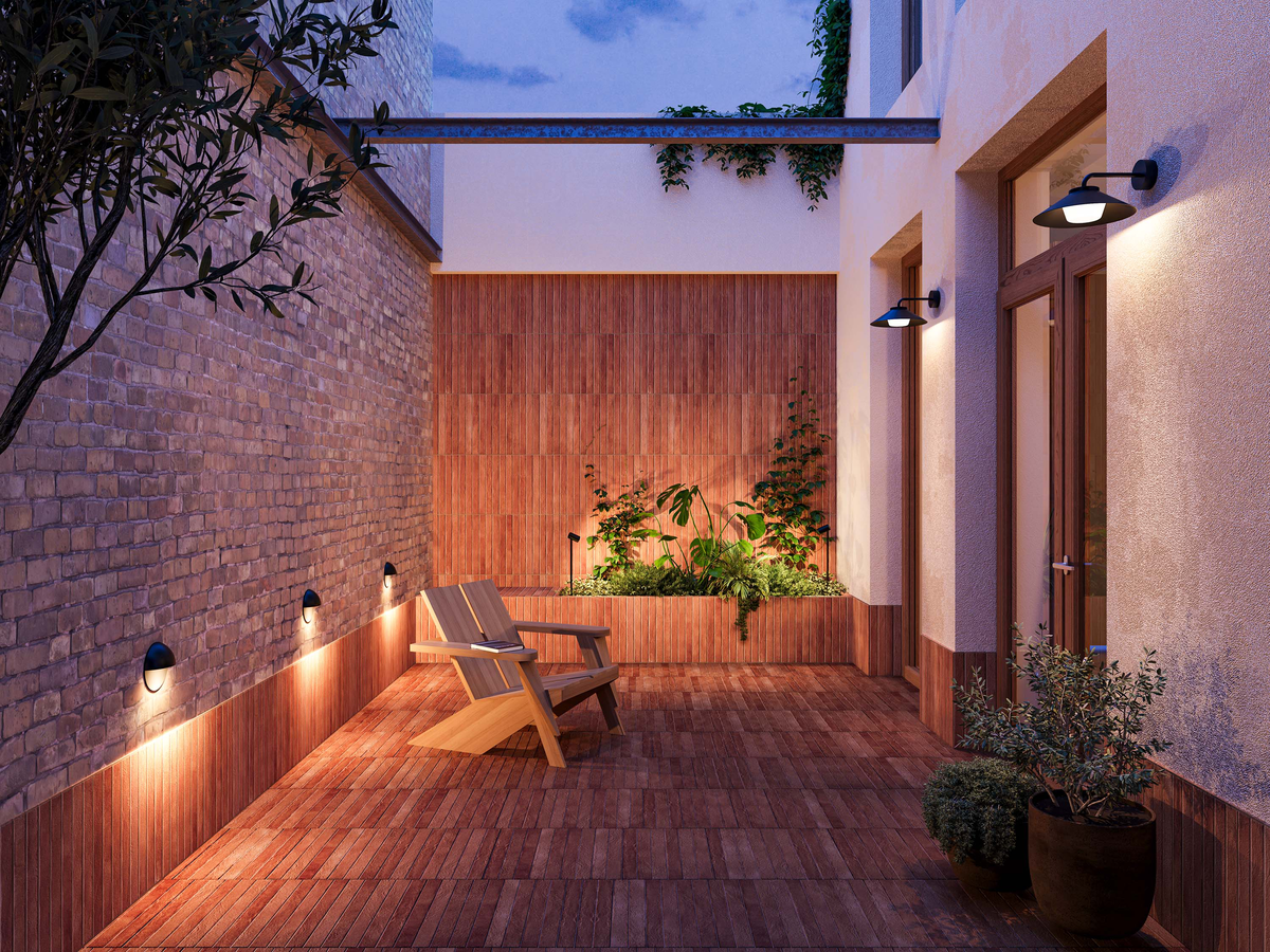 PAVIO IP65 1.0 LED Wandlampe