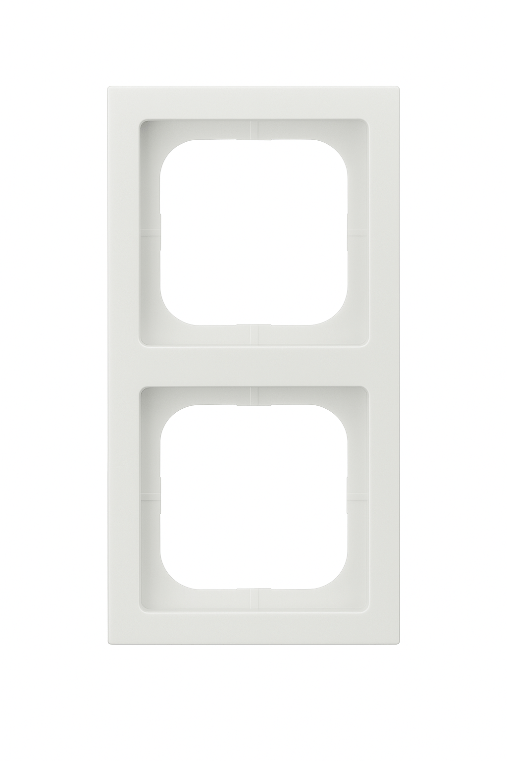 Abdeckrahmen 2 - fach studioweiß - future® linear 1722 - 184K - Busch - Jaeger - 2CKA001754A4236