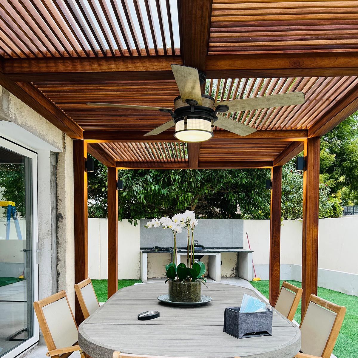 Ahrendale - 60 Zoll / 152 cm Ventilator - Ambosseisen - Elsteadlighting - KLF - AHRENDALE - 60 - AVI