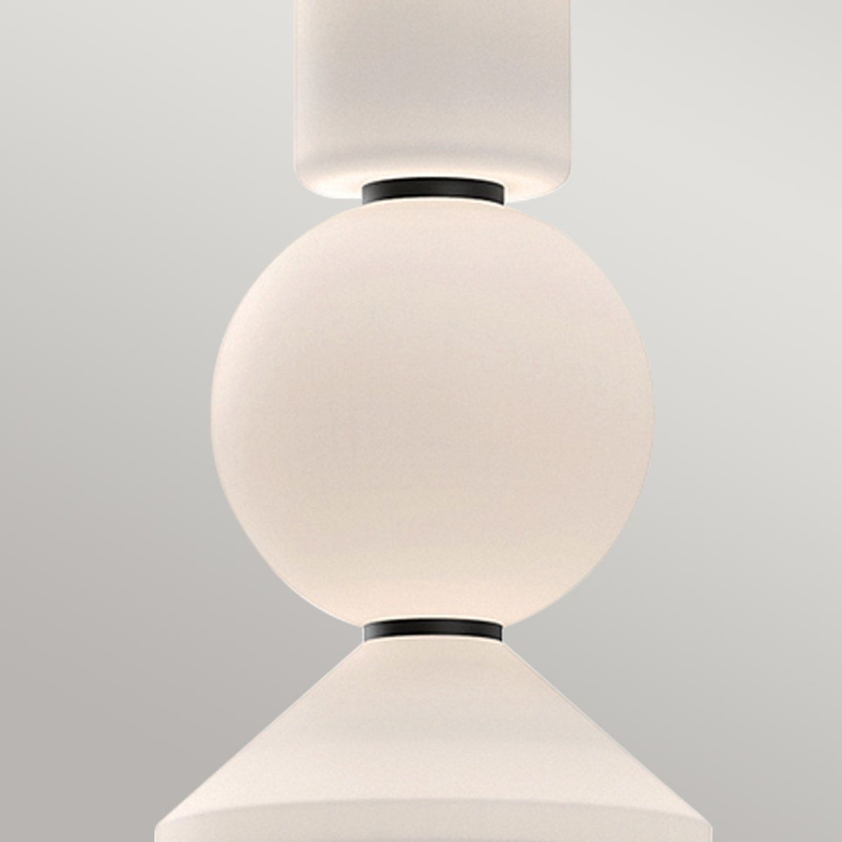Alora Mood Bijou LED Pendelleuchte - Matt Schwarz