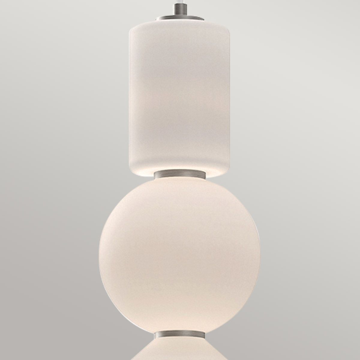 Alora Mood Bijou LED-Hängeleuchte - Gebürstetes Nickel
