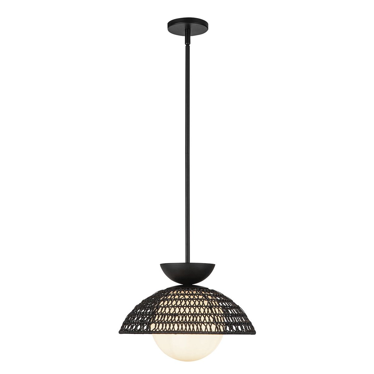 Alora Mood Perth 1 lt Pendelleuchte - Mattschwarz - lightnox.de - leuchtengrosshandel24