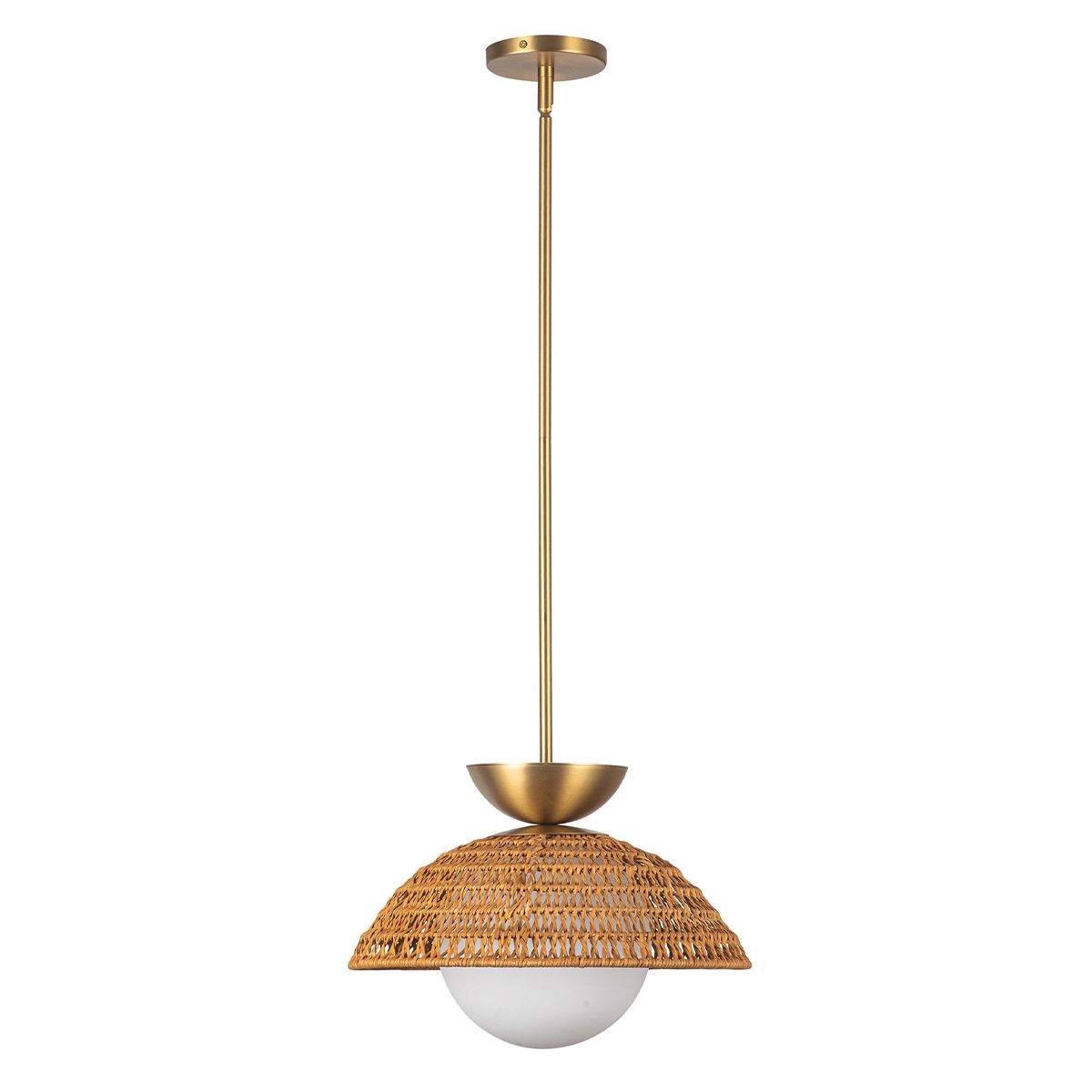 Alora Mood Perth 1 lt Pendelleuchte - Gebürstetes Gold - Accord Lighting - leuchtengrosshandel24
