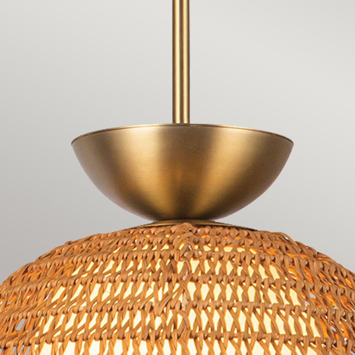 Alora Mood Perth 1 lt Pendelleuchte - Gebürstetes Gold - Accord Lighting - leuchtengrosshandel24