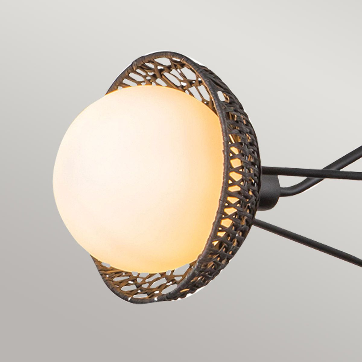 Alora Mood Perth Kronleuchter, 3 l, Mattschwarz - Elsteadlighting - leuchtengrosshandel24