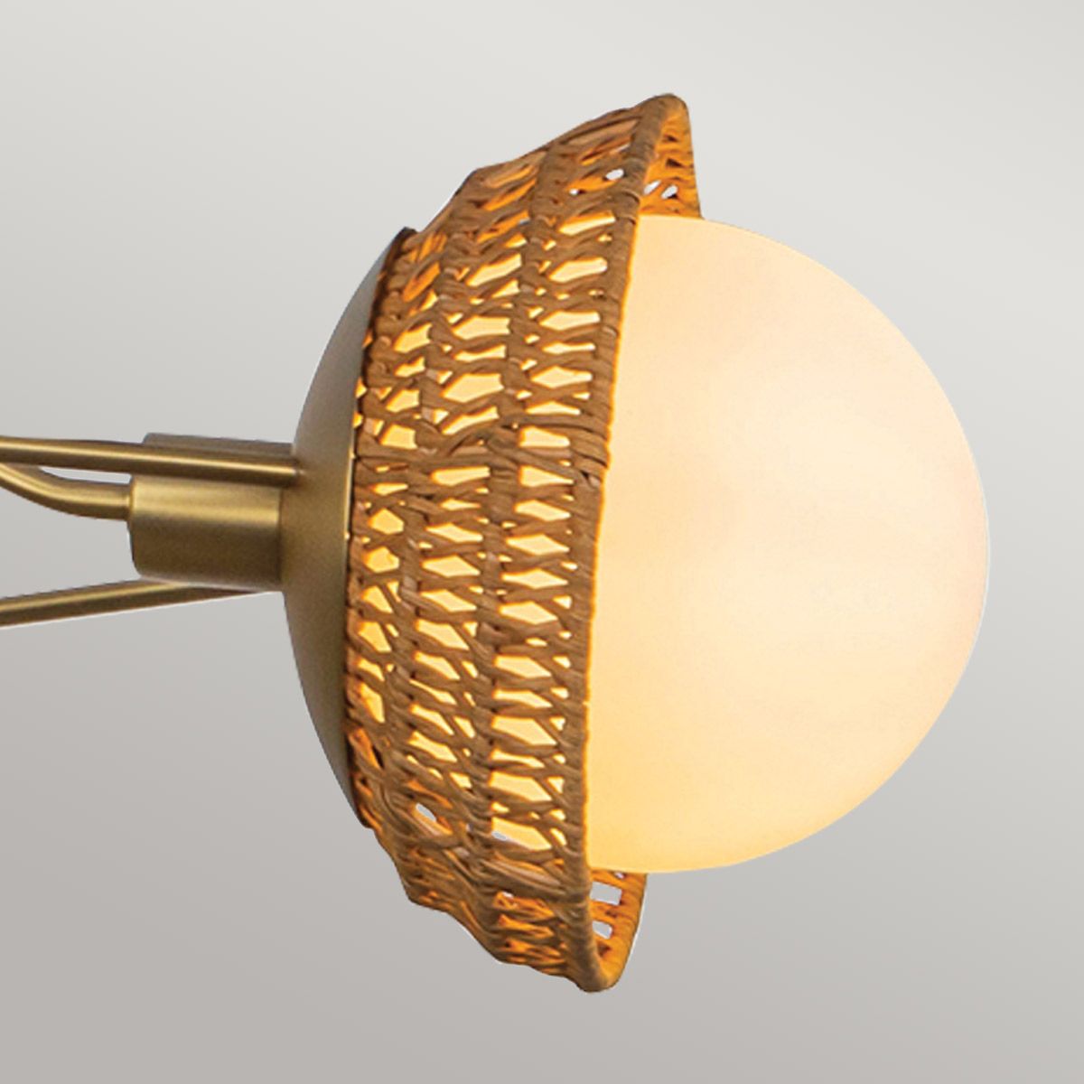 Alora Mood Perth 3 l Kronleuchter - Gebürstet - Elsteadlighting - leuchtengrosshandel24