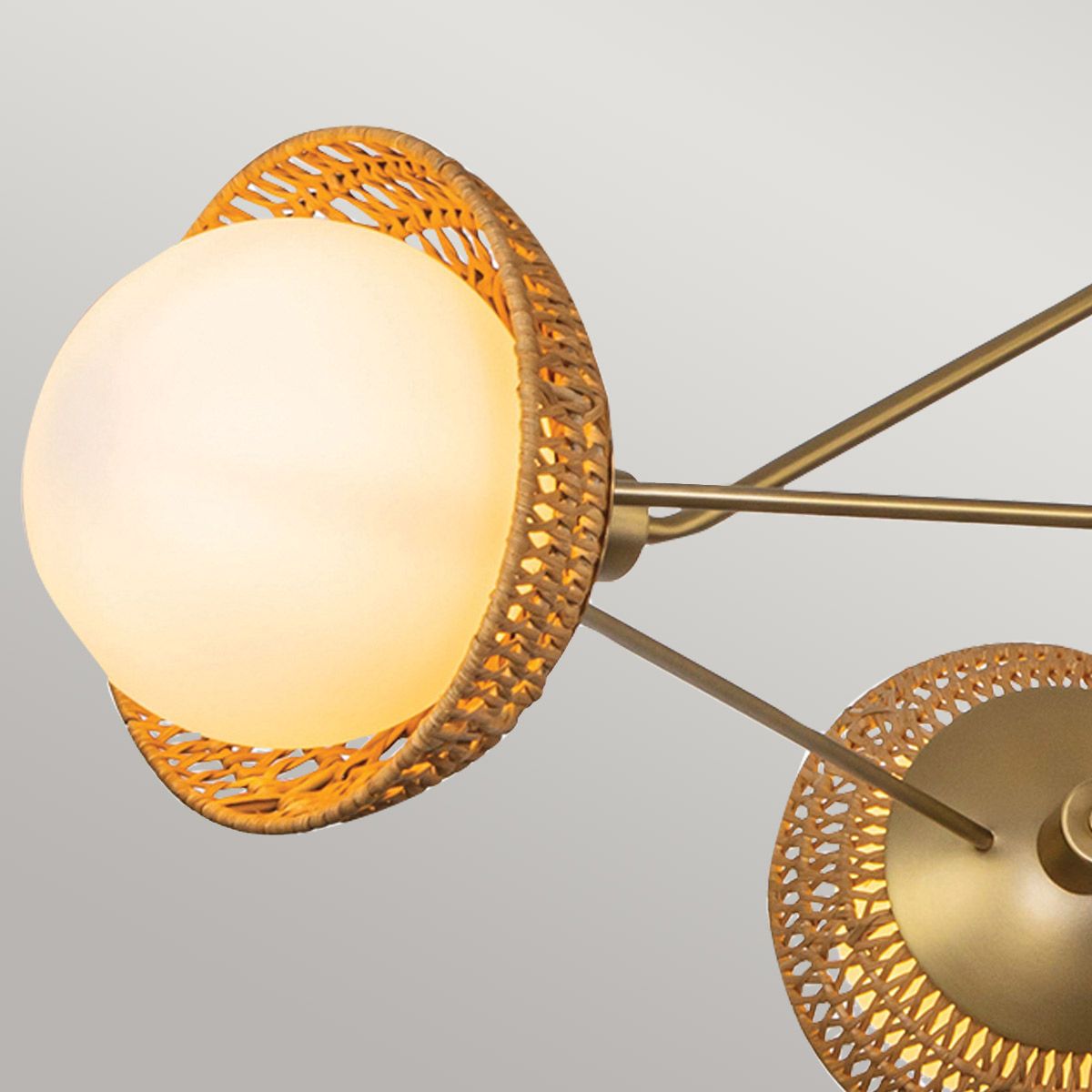 Alora Mood Perth 3 l Kronleuchter - Gebürstet - Elsteadlighting - leuchtengrosshandel24
