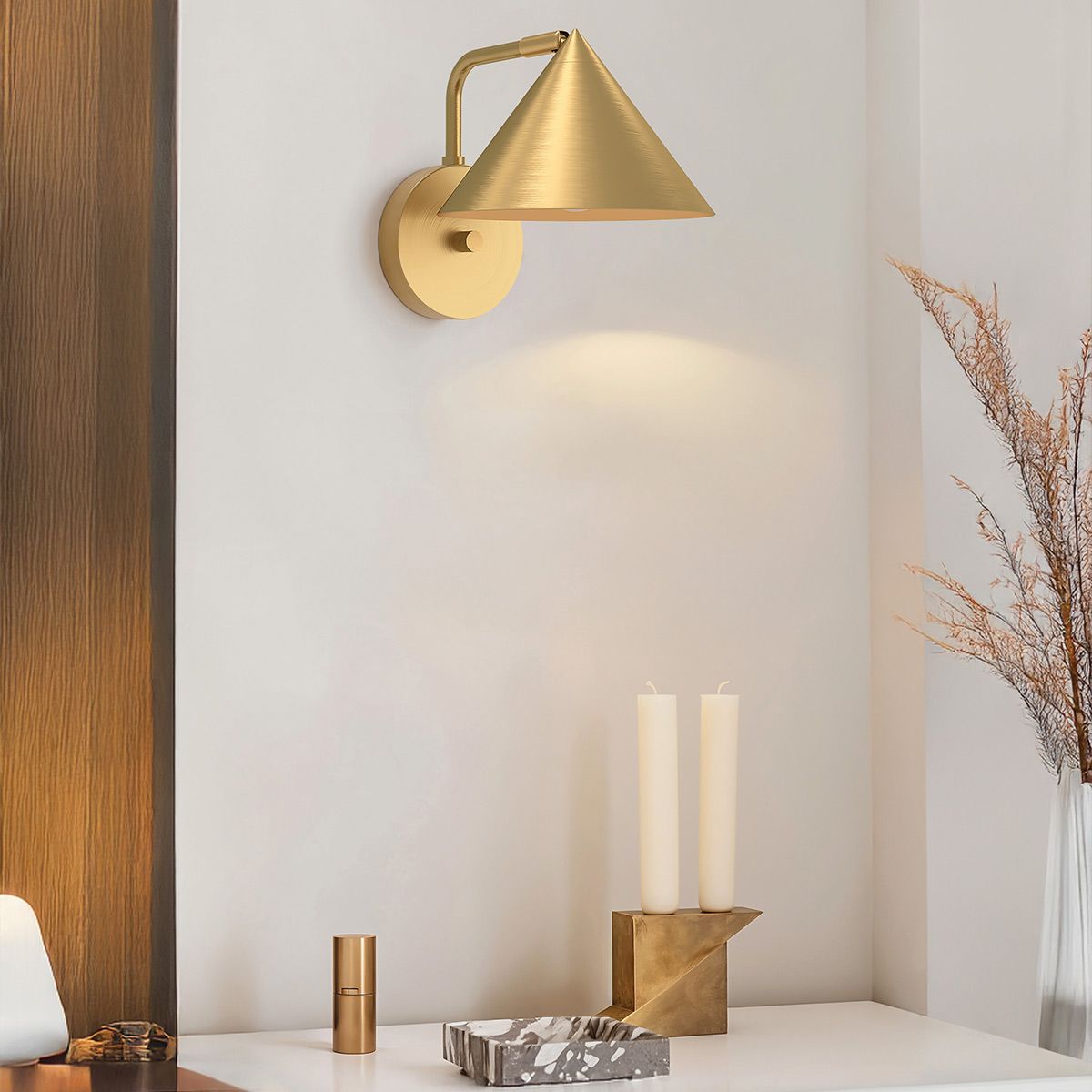 Alora Mood Remyck 1 l Wandleuchte - Gebürstet - Elsteadlighting - leuchtengrosshandel24