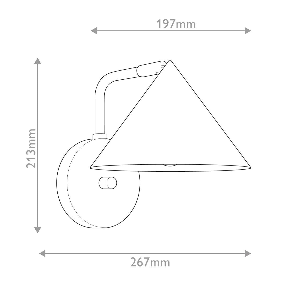 Alora Mood Remyck 1 l Wandleuchte - Gebürstet - Elsteadlighting - leuchtengrosshandel24