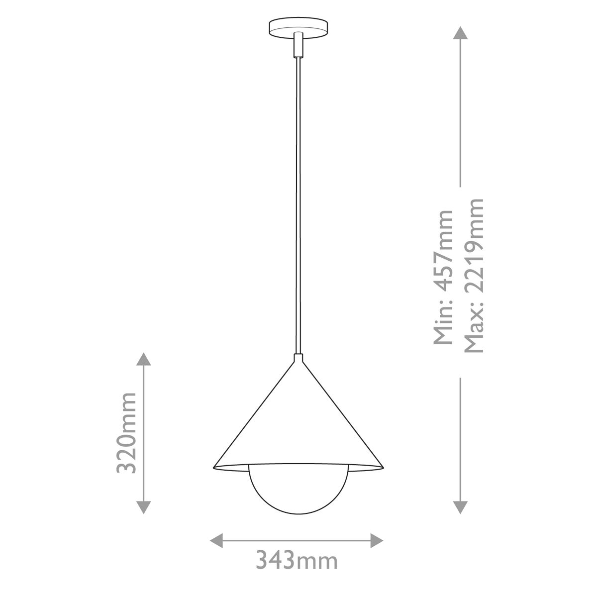Alora Mood Remyck 1 lt Pendelleuchte - Gebürstet - Elsteadlighting - leuchtengrosshandel24
