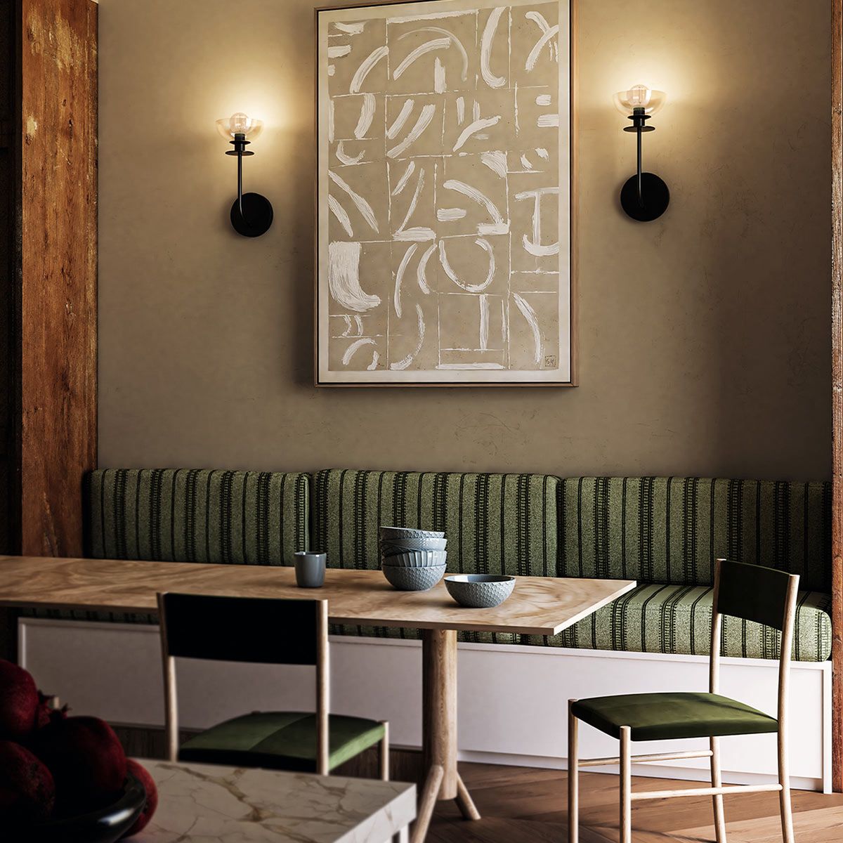Alora Mood Sylvia 1 l Wandleuchte - Mattschwarz - Elsteadlighting - leuchtengrosshandel24