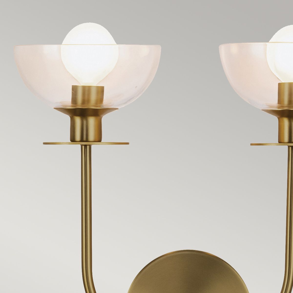 Alora Mood Sylvia 2 lt Wall Light - Brushed - Elsteadlighting - leuchtengrosshandel24