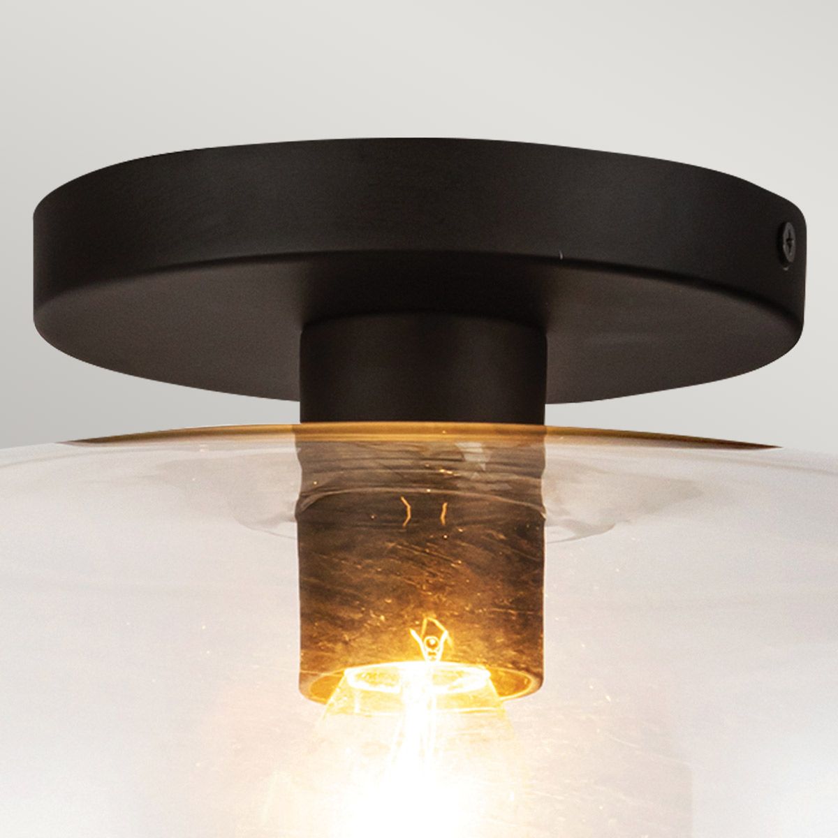 Alora Mood Sylvia 1 l halbbündig – Mattschwarz - Elsteadlighting - leuchtengrosshandel24