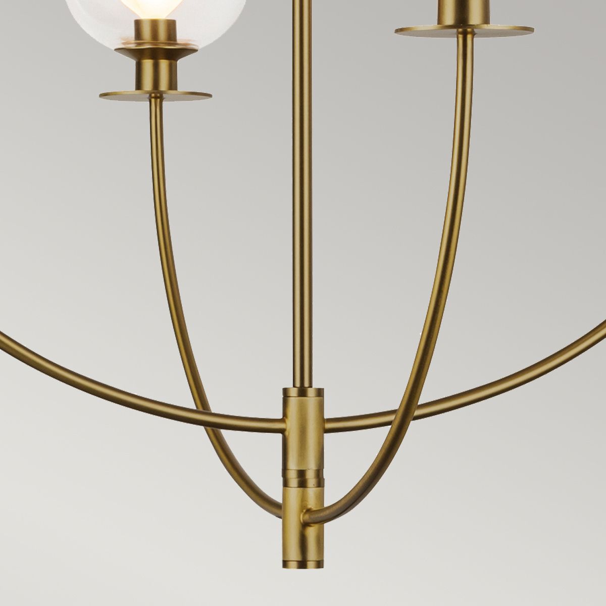 Alora Mood Sylvia 4 l Kronleuchter - Gebürstet - Elsteadlighting - leuchtengrosshandel24