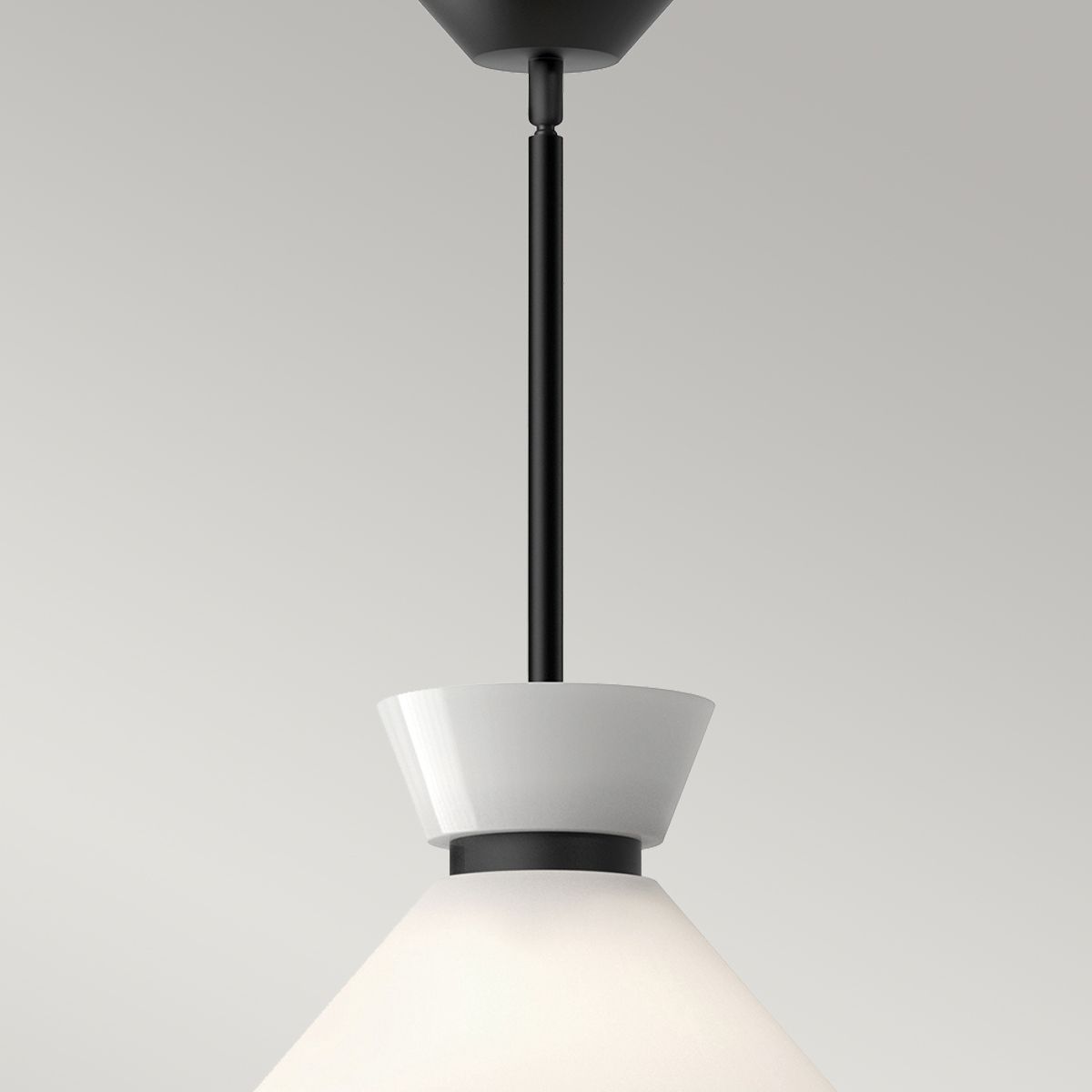 Alora Halston 1 lt Pendelleuchte - Matt Schwarz - Elsteadlighting - ALM - HALSTON - P - M - BK