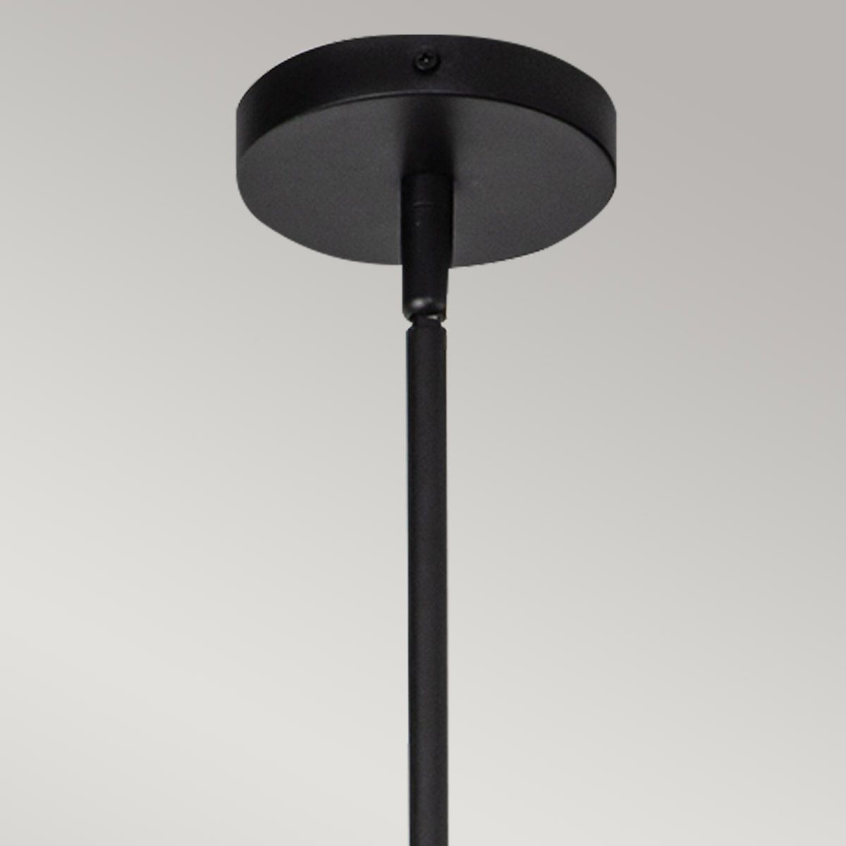 Alora Mood Daphne 1 lt kleine Pendelleuchte - Matt Schwarz & Natur - Elsteadlighting - ALM - DAPHNE - P - S - MB