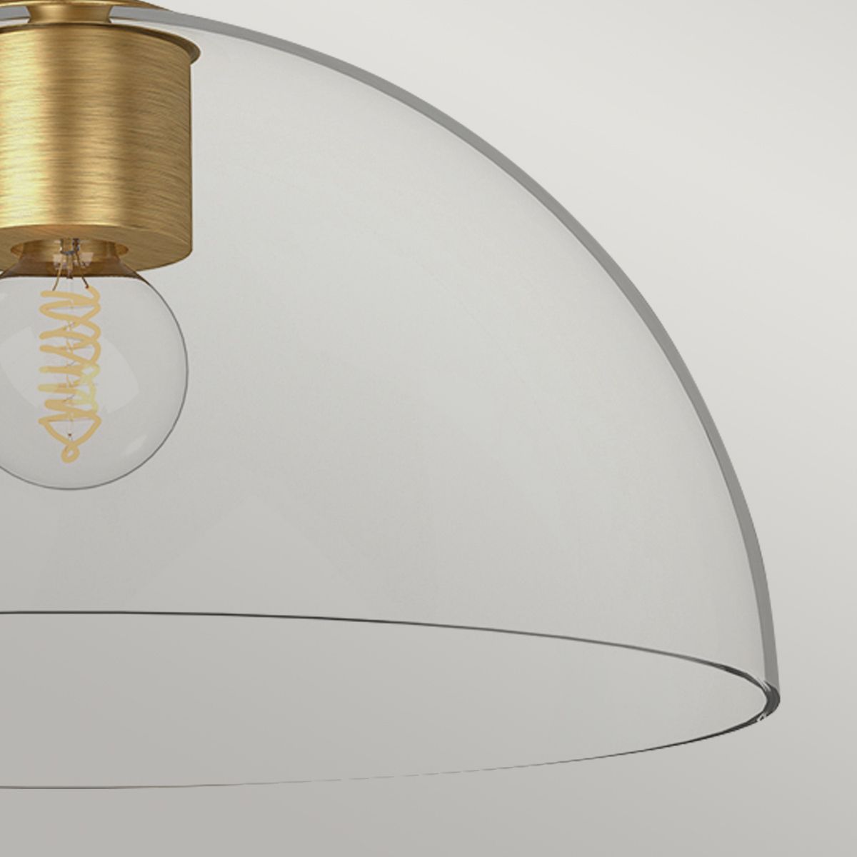Alora Mood Jude 1 lt Pendelleuchte - Gebürstetes Gold - Elsteadlighting - ALM - JUDE - P - GD - CL