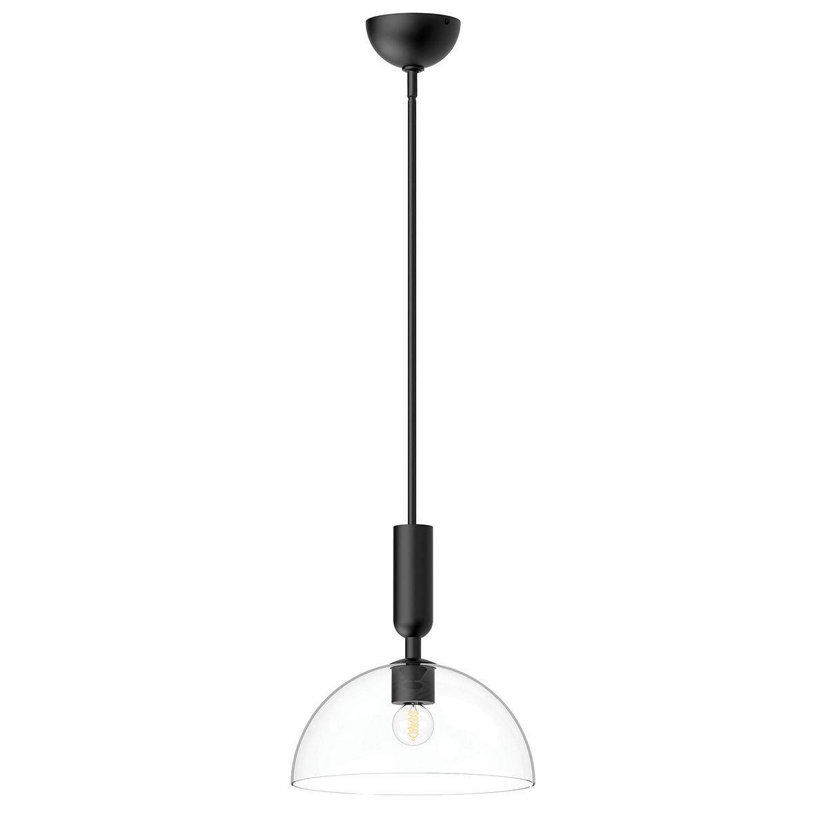 Alora Mood Jude 1 lt Pendelleuchte - Matt Schwarz - Elsteadlighting - ALM - JUDE - P - MB - CL
