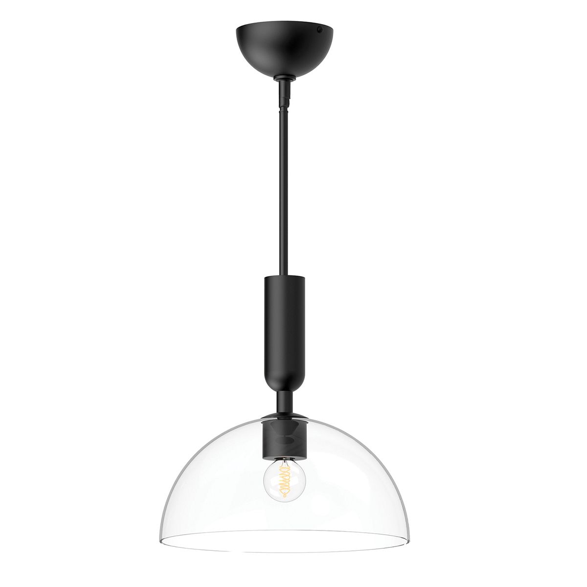 Alora Mood Jude 1 lt Pendelleuchte - Matt Schwarz - Elsteadlighting - ALM - JUDE - P - MB - CL