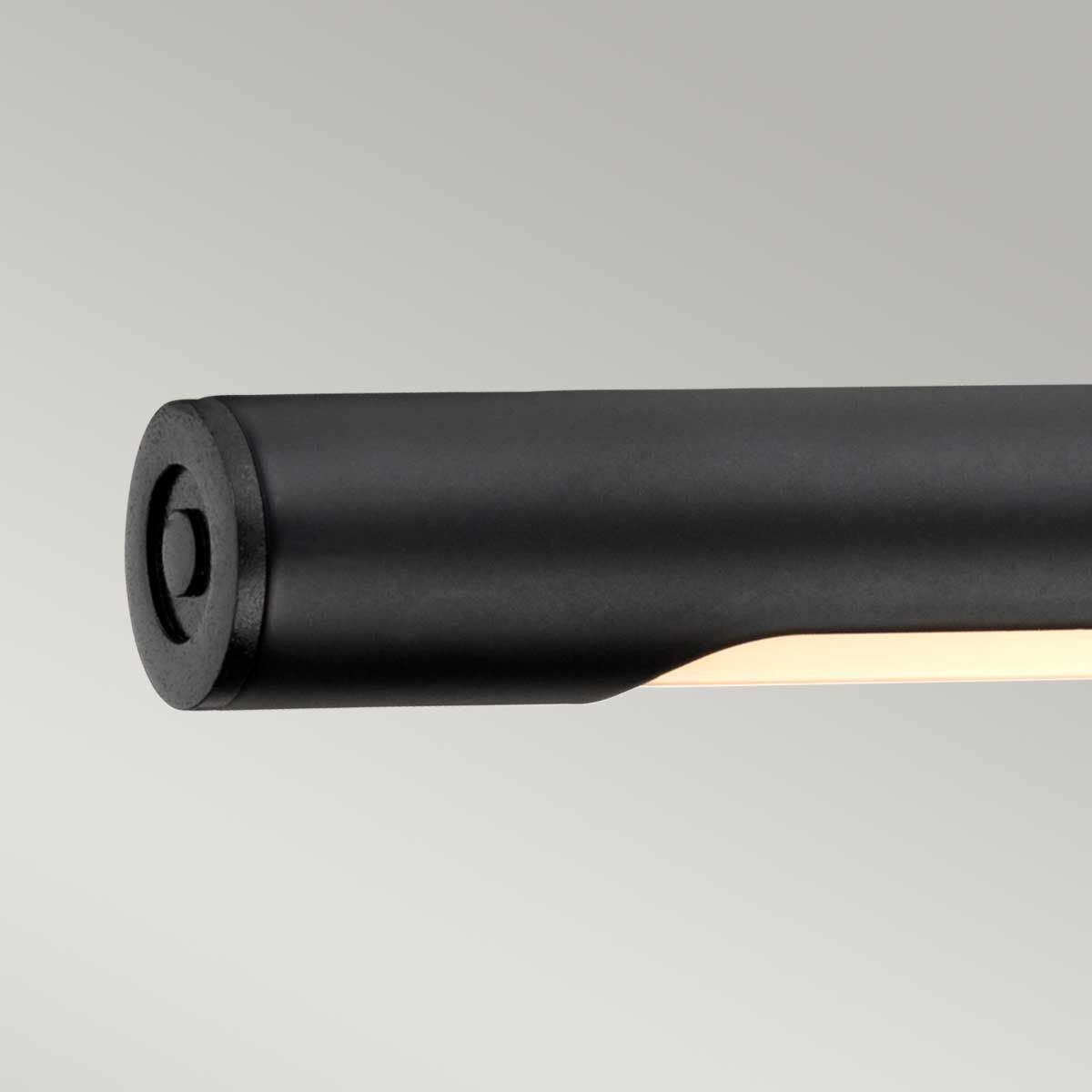 Alton 1-flammige große LED-Bilderleuchte, Schwarz