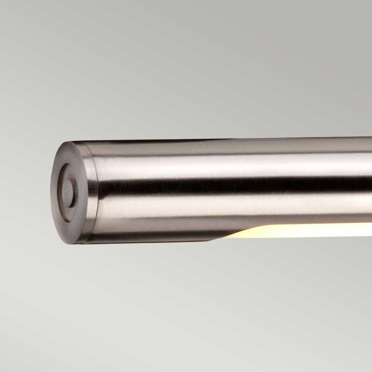 Alton 1-flammige große LED-Bilderleuchte, gebürstetes Nickel
