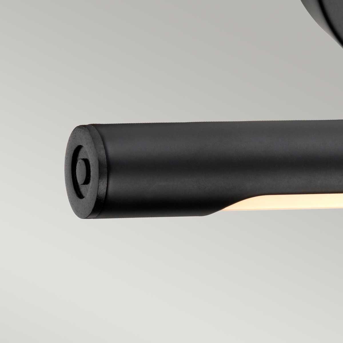 Alton 1-flammige kleine LED-Bilderleuchte - Schwarz