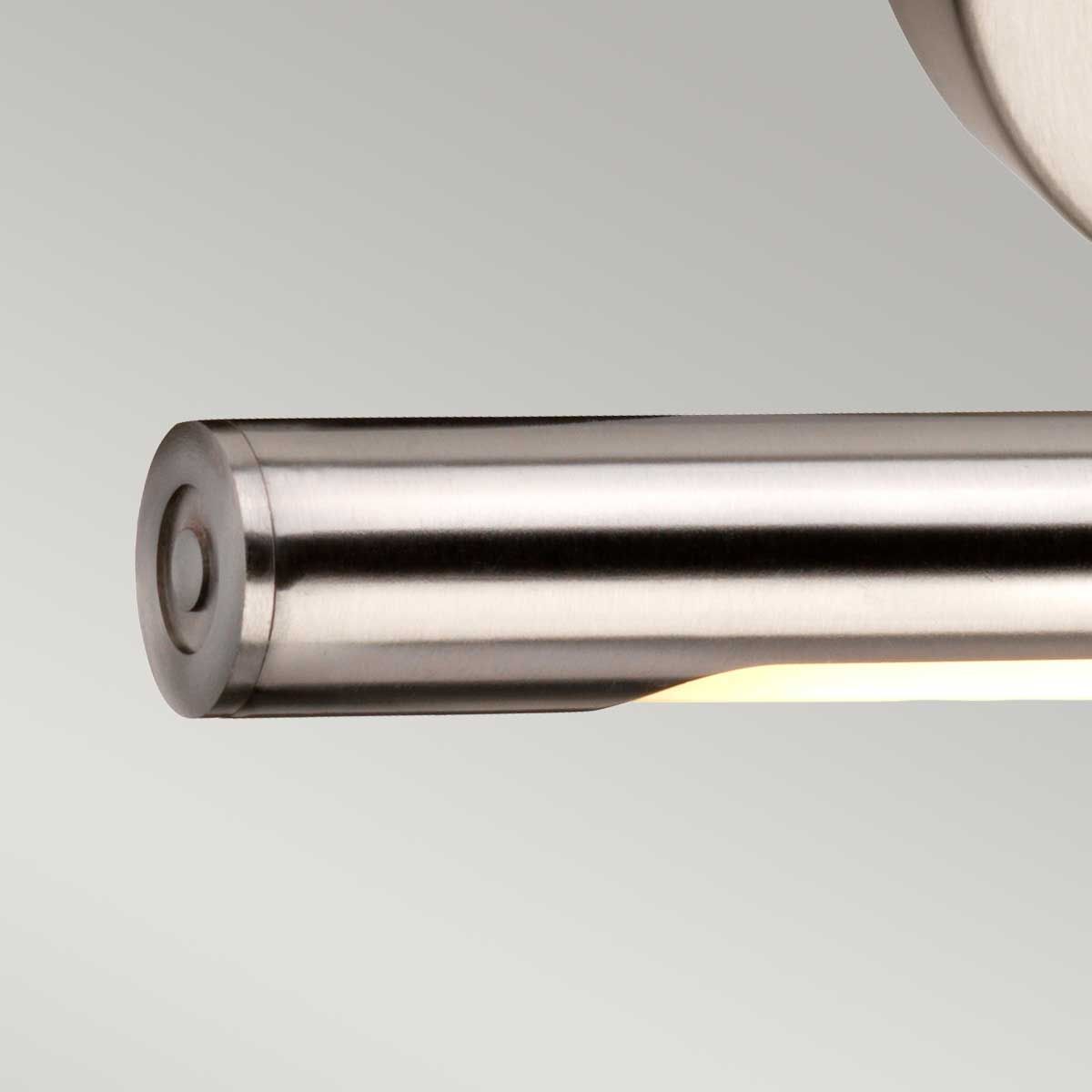 Alton 1-flammige kleine LED-Bilderleuchte, gebürstetes Nickel