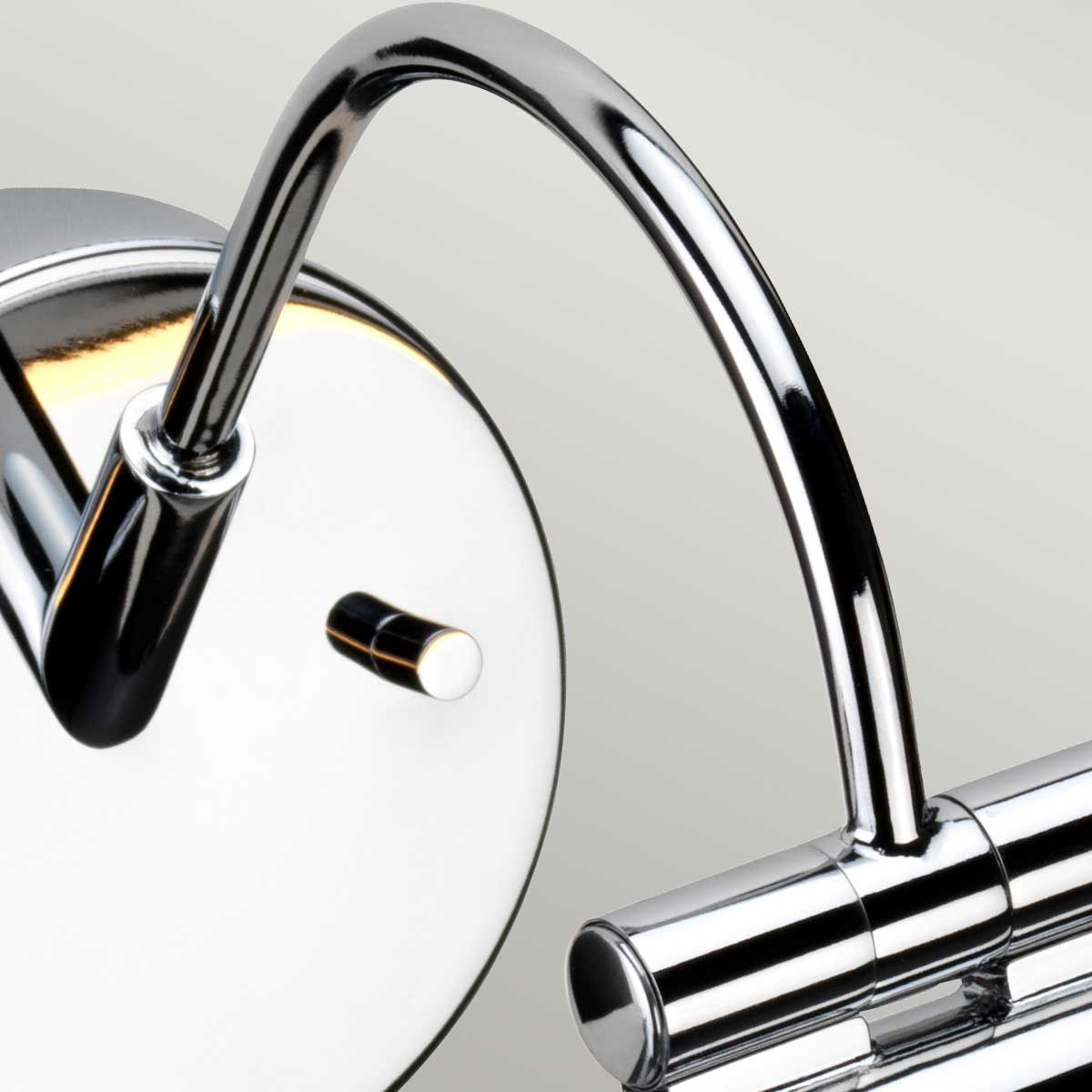 Alton 1-flammige kleine LED-Bilderleuchte, poliertes Chrom
