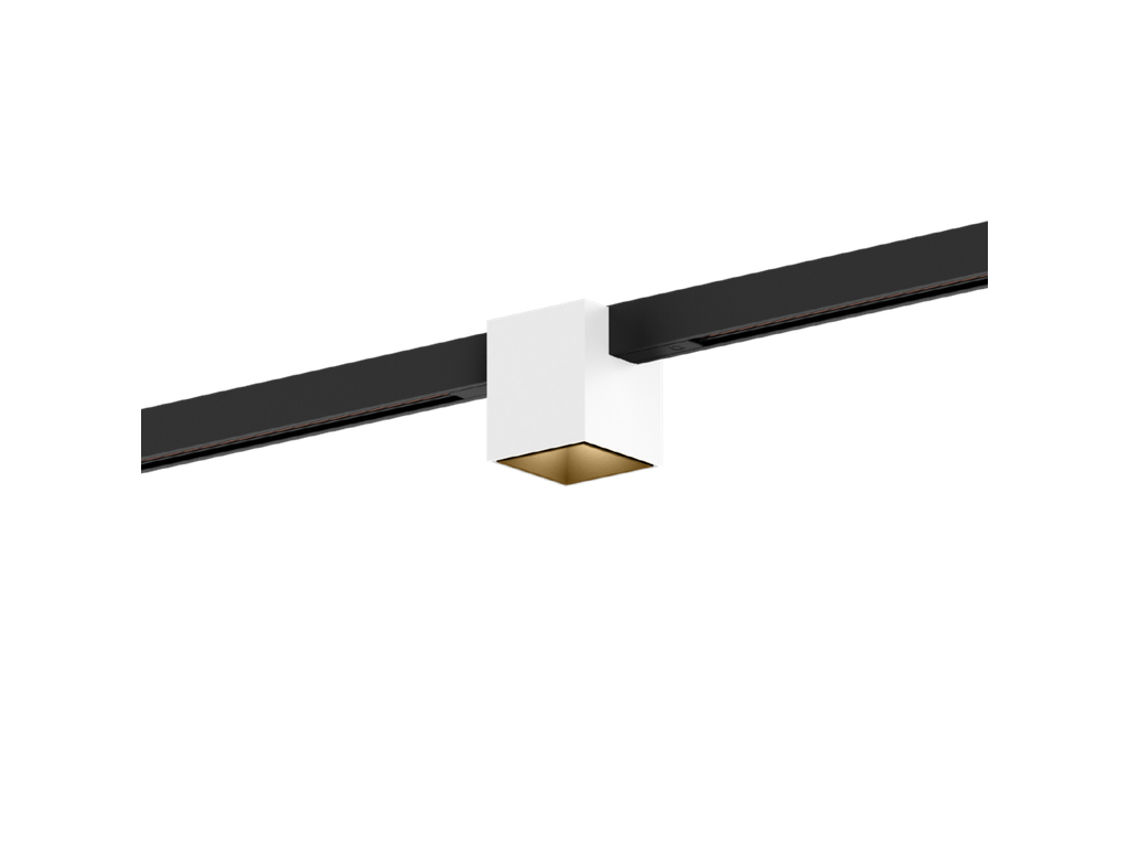 BOX on STREX 1.0 – Mattweiß + Champagner, Adapter schwarz